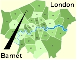 Click for borough map of London