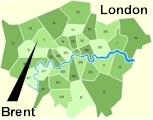 Click for borough map of London