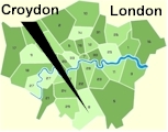 Click for borough map of London