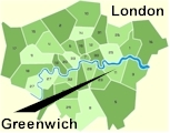 Click for borough map of London
