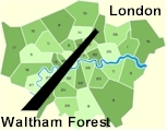Click for borough map of London