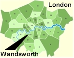 Click for borough map of London